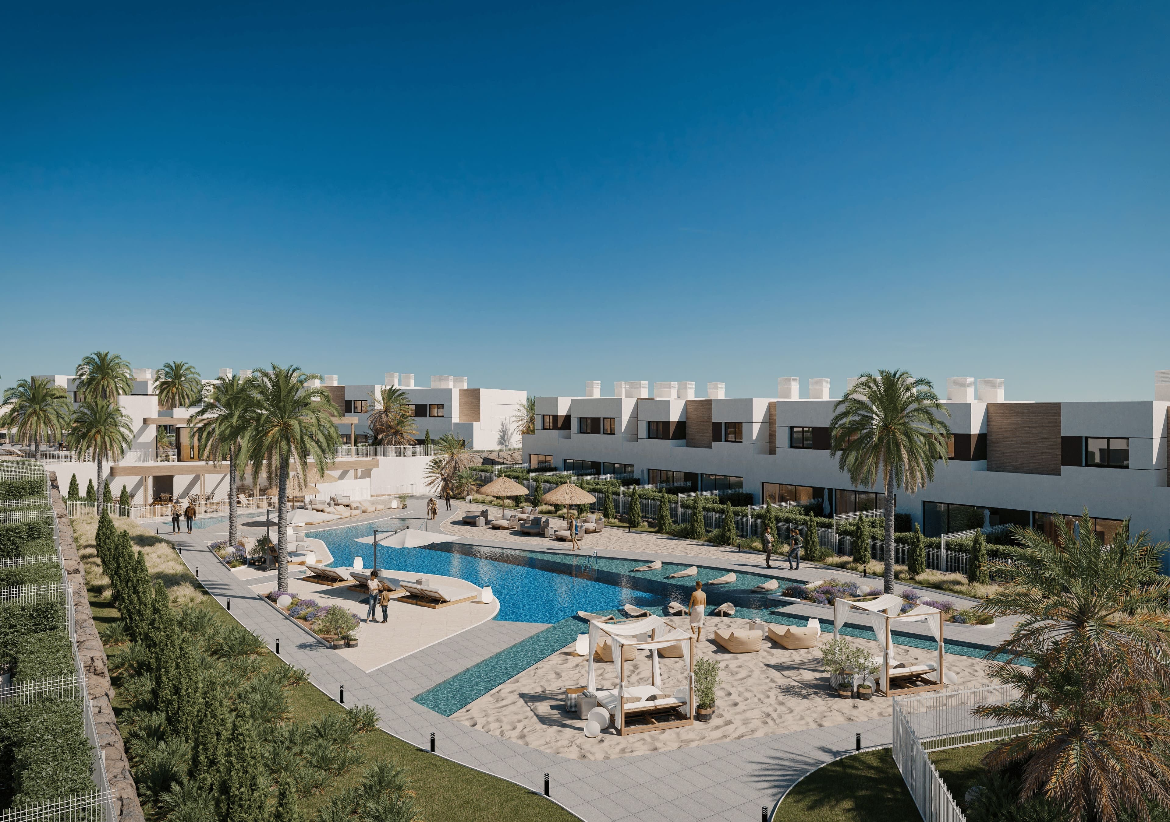 Helle Doppelhaushälften inmitten der Natur in Mijas Costa