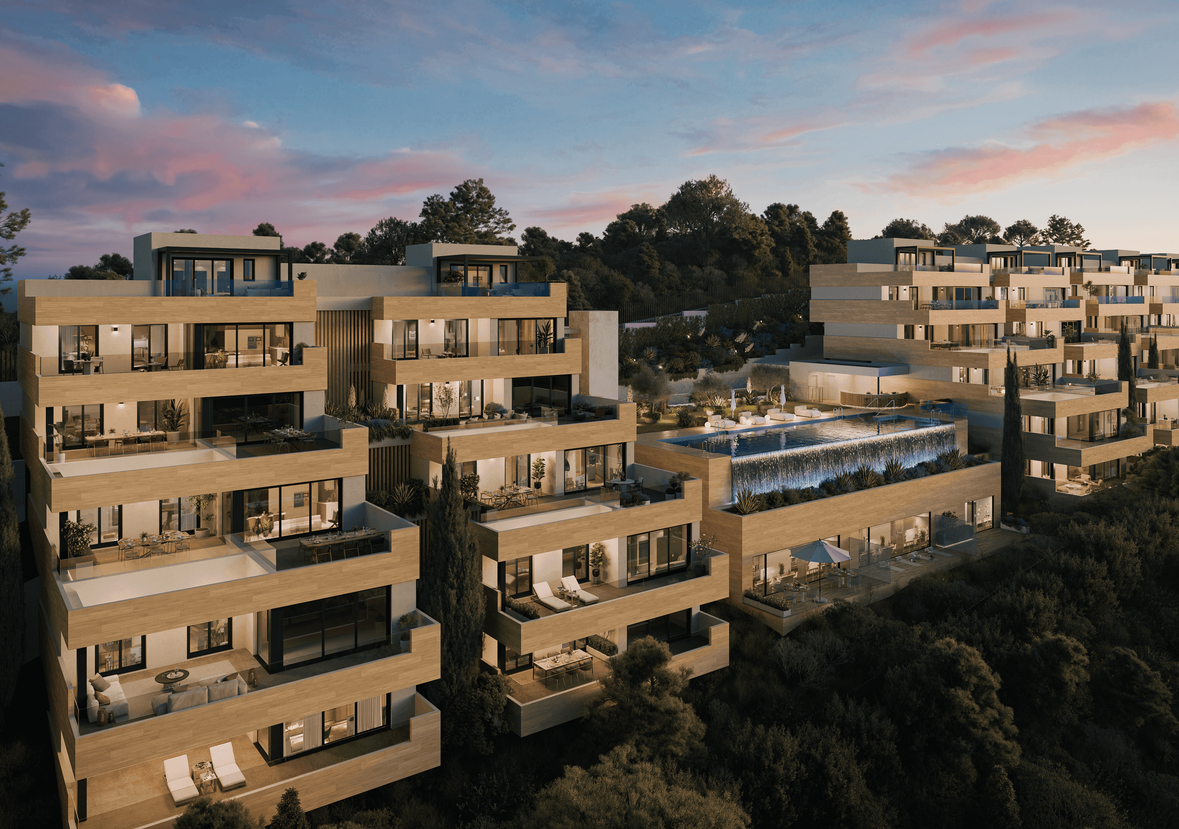 Soleil steht für eine Lebensweise, bei der Architektur und Natur in perfektem Gleichgewicht miteinander verschmelzen.